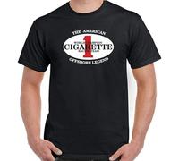 Cigarette Racing Team T-Shirt Mens Speedboat Boat Powerboat Engine Logo Top Black S