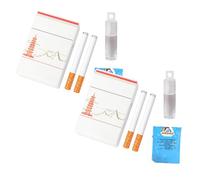 Cigarettes à Bulles, Lot de 2, Jouet Anti-Stress, Fausses Bulles de fumée, Contient du Liquide, détend l'esprit et Le Corps, pour Un Anniversaire ou Noël (I)