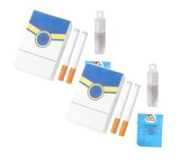 Cigarettes à Bulles, Lot de 2, Jouet Anti-Stress, Fausses Bulles de fumée, Contient du Liquide, détend l'esprit et Le Corps, pour Un Anniversaire ou Noël (E)