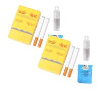 Cigarettes à Bulles, Lot de 2, Jouet Anti-Stress, Fausses Bulles de fumée, Contient du Liquide, détend l'esprit et Le Corps, pour Un Anniversaire ou Noël (F)