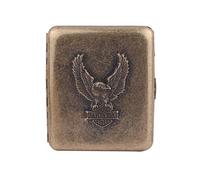 Cigarettes étui à Cigarettes Boîte 20 bâtons de Case Cigarette Hommes Bronze boîte-Cadeau en métal en Alliage Couverture Vintage Cigarette boîte Cadeau Hommes Smoking-père époux 3 Boîte à Tabac