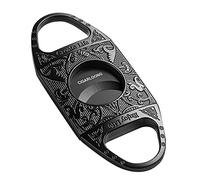 CIGARLOONG Coupe Cigare Lame en Acier Inoxydable Gravée Black Double Coupe