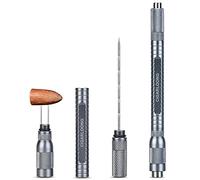 CIGARLOONG Poinçon 4-en-1 Poinçon rétractable et à visser Poinçon pour ouvre-trou tranchant(Couleur:Bleu)