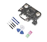 cigemay Connecteur de Port de USB de Remplacement pour Tab A7 10,4 Pouces SM-T500 T505 PCB Board Dock Flex Cable Repiar Sets avec Tournevis/Plaque Presse/Presse