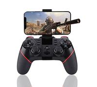 cigemay Manette Bluetooth sans Fil, Bluetooth 4.0 Mobile Game Android Manette, Fonction analogique L-T/R-T, pour Le Système Andriod/pour iOS/Win 7/8/10