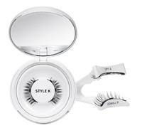 Ciglia Finte Magnetiche Naturali, Ciglia Finte Magnetiche riutilizzabili con applicatore, non c'è bisogno di colla magnetica per Ciglia QUEWEL facile da indossare e rimuovere (Set-K-1)
