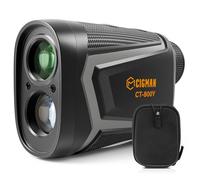CIGMAN Télémètre Golf 800 Mètres, Laser avec Mode de Verrouillage de Drapeau, Pente Activable/Désactivable, Grossissement 6X, Batterie Rechargeable Type-C, Idéal pour Golf et Chasse