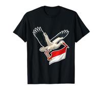 Cigogne Alsace Rot un Wiss - Fierté Identité Alsacienne T-Shirt