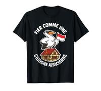 Cigogne Alsacien Homme - Alsace Fier Maison Colombage Wiss T-Shirt