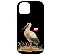 Cigogne Amusante aux Couleurs polonaises pour garçons et Filles Coque pour iPhone 14