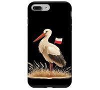 Cigogne Amusante aux Couleurs polonaises pour garçons et Filles Coque pour iPhone 7 Plus/8 Plus