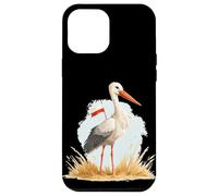 Cigogne Amusante avec des Couleurs polonaises pour Les Amateurs de Pologne Coque pour iPhone 12 Pro Max