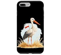 Cigogne Amusante avec des Couleurs polonaises pour Les Amateurs de Pologne Coque pour iPhone 7 Plus/8 Plus