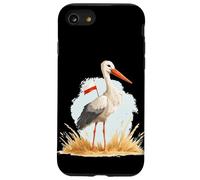 Cigogne Amusante avec des Couleurs polonaises pour Les Amateurs de Pologne Coque pour iPhone SE (2020) / 7/8