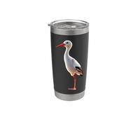 Cigogne Blanche Cigogne Géante Cigognes Gobelet isotherme en acier inoxydable double paroi