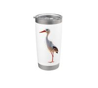 Cigogne Blanche Cigogne Géante Cigognes Gobelet isotherme en acier inoxydable double paroi