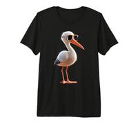 Cigogne Blanche Cigogne Géante Cigognes T-Shirt Haut de Gamme