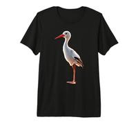Cigogne Blanche Cigogne Géante Cigognes T-Shirt Haut de Gamme