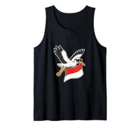 Cigogne Kawaii Alsace Rot un Wiss - Fierté Alsacienne Débardeur