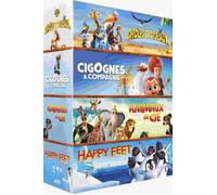 Cigognes et compagnie + Happy feet + Animaux & Cie + Drôles d'oiseaux COFFRET D