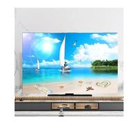 CIGPKLO Couvertures De Télévision Housse de protection anti-poussière for TV, serviette 43 pouces, 55, 50, 65, couverture suspendue for écran LCD(01,52inch(125x75cm))