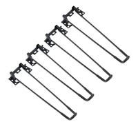 CIGPKLO Pieds De Meubles Épingle Cheveux 4Pcs Hairpin Legs for Furniture Easy Install Replace Strong Material Long Use Desk Support Folding Table