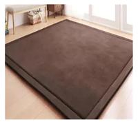 CIGPKLO Tapis en Polaire Corail Tapis Chenille en Molleton De Corail, 20MM, Tatami, Table À Thé Manuelle, for Chambre Coucher, Rectangulaire, for Salon(Coffee,200x80cm)