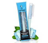 Cigtrus Inhalateur sans fumée pour arrêter de fumer - Naturel, sans nicotine, sans vapeur et non électrique - Aide à réduire les envies et la fixation buccale - 1 pièce menthe poivrée glacée