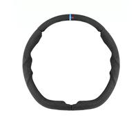 CIHAQQ 1 Lot de Couvre-Volant pour BMW 2 Series Two-Door 2026Protection de Volant Segmentée en Daim et Fibre de Carbone Antidérapant Accessoire d'Intérieur,Black