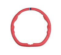 CIHAQQ 1 Lot de Couvre-Volant pour BMW 4 Series i4 2024-2026Protection de Volant Segmentée en Daim et Fibre de Carbone Antidérapant Accessoire d'Intérieur,Volcano Red