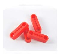 CIHAQQ 4Pcs Amortisseur de Serrure de Porte pour Dacia Spring Electric EV 2025 2026 Tampon en Silicone Anti-Bruit Protection de Choc Accessoires d'Intérieur,Red