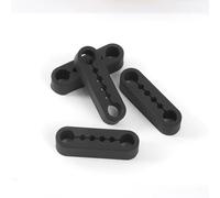 CIHAQQ 4Pcs Amortisseur de Serrure de Porte pour Dacia Spring Electric EV 2025 2026 Tampon en Silicone Anti-Bruit Protection de Choc Accessoires d'Intérieur,Black