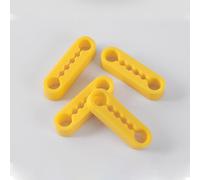 CIHAQQ 4Pcs Amortisseur de Serrure de Porte pour Dacia Spring Electric EV 2025 2026 Tampon en Silicone Anti-Bruit Protection de Choc Accessoires d'Intérieur,Yellow