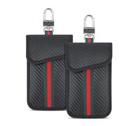 CIHAQQ Lot de 2 Pochette Faraday pour Clé de Voiture pour Renault Kangoo III MK3 2021-Present, Protection RFID Anti-vol Étui Bloqueur de Signal en Fibre