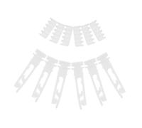 Ciieeo 1 Ensemble Accessoires pour Stores Verticaux Latte Épingles Attaches De Câble Réutilisable Bloqueurs Porte Pièces De Rechange Trousse Fixateurs Ouvreur Volets Blanche Plastique