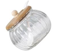 Ciieeo 1 Ensemble De Pots De Citrouille en Verre avec Couvercle Récipient en Verre pour Sucre Et Bonbons avec Et Couvercle en