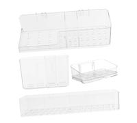 Ciieeo 1 Ensemble Étagère Murale de Salle de Bain sans Perçage Organisateur de pour Carrelage et Verre Design Élégant et pour Optimiser Espace Salles de Bain