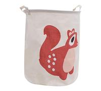 Ciieeo 1 Pc Seau à Linge Panier à Linge Lunettes De Lanière Mis En Pot Nettoyeur Accessoires De Fourre-tout Balises Vertes Seul Trousses Panier En Rotin Rester Pro Revêtement Pe Rouge