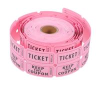 Ciieeo 1 Rouleau Billets de Tirage Au Sort de Tickets pour Événements Mariages Récompenses de Classe Collectes de Fonds Activités Célébratoires Rose