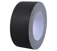 Ciieeo 1 Rouleau de Ruban Adhésif Toilé - 5 Cm X 27 M - Ruban Adhésif Toilé Industriel Ultra-résistant pour La Réparation de Moquettes - Noir Mat - Puissant pour L'enroulement de Câbles Et