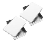 Ciieeo 1 Set Boîte à Bonbons en Fer Blanc pour Sublimation, Boîte DIY Solide Pouvant être Imprimée, Présent D'anniversaire pour Famille et Amis