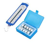 Ciieeo 1 Set Dynamomètre de Mécanique Physique 10 Codes Crochet en Métal et Plastique pour Démonstration Dynamique et Mesure de Poids en Classe