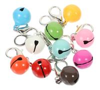 Ciieeo 10 Clochettes en Métal Accessoires Multifonctions pour Collier de Chien et Chat, Son Clair et Doux Décoration Élégante et Résistante pour Colliers D’Animaux