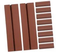 Ciieeo 10 Pièces Base de la Carte de Journal diviseurs Support -Place de Table Nombres Jouer Titulaires Multi Porte Carte de Visite présentoir à Cartes Porte-Cartes en Bois Brown