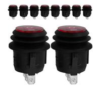 Ciieeo 10 Pièces Bouton De Basculement Bouton Poussoir Pa66