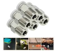 Ciieeo 10 pièces Connecteur pour Imprimante Raccord Droit Adaptateur de Tube Facile à Connecter et Déconnecter Accessoires Compatibles pour Impression Filament