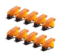 Ciieeo 10 Pièces couvercle d'interrupteur à bascule protecteur d'interrupteur d'éclairage couvercles d'interrupteur d'éclairage Orange