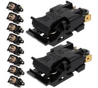Ciieeo 10 pièces Interrupteur de Thermostat Électrique pour Bouilloire de de Température Automatique Compatible avec Bouilloires Électriques Matériaux