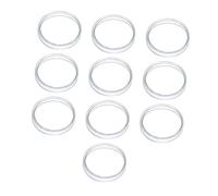 Ciieeo 10 pièces Lot de Boîtes Pétri Verre Haute Résistance Design Transparent pour Culture Cellulaire et Expériences Scolaires Laboratoire