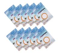 Ciieeo 10 pièces Lot de Cartes de Test UV Compactes pour Contenants Verre de Reptiles Détection Facile des Rayons Uvc par Changement de Couleur Portable et Simple Utilisation